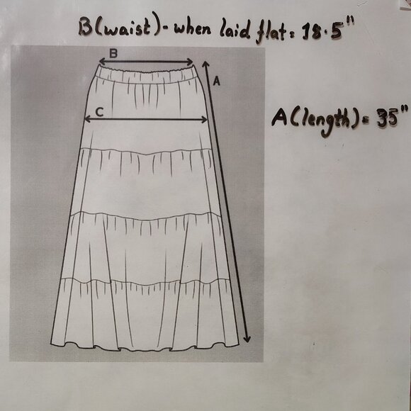 Celebrity Pink XXL orange midi skirt - Picture 3 of 9